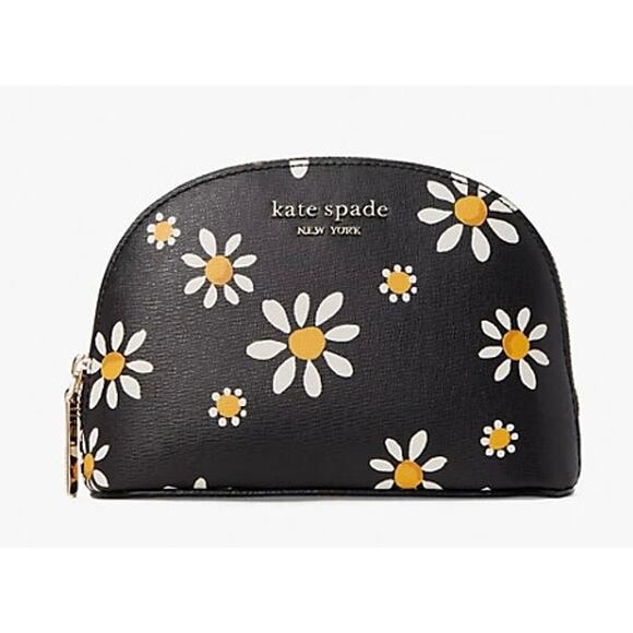 Kate Spade  daisy dots small dome cosmetic case - Picture 1 of 5